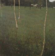 Gustav Klimt Farmhouse with Birch Trees (mk20) oil painting picture wholesale